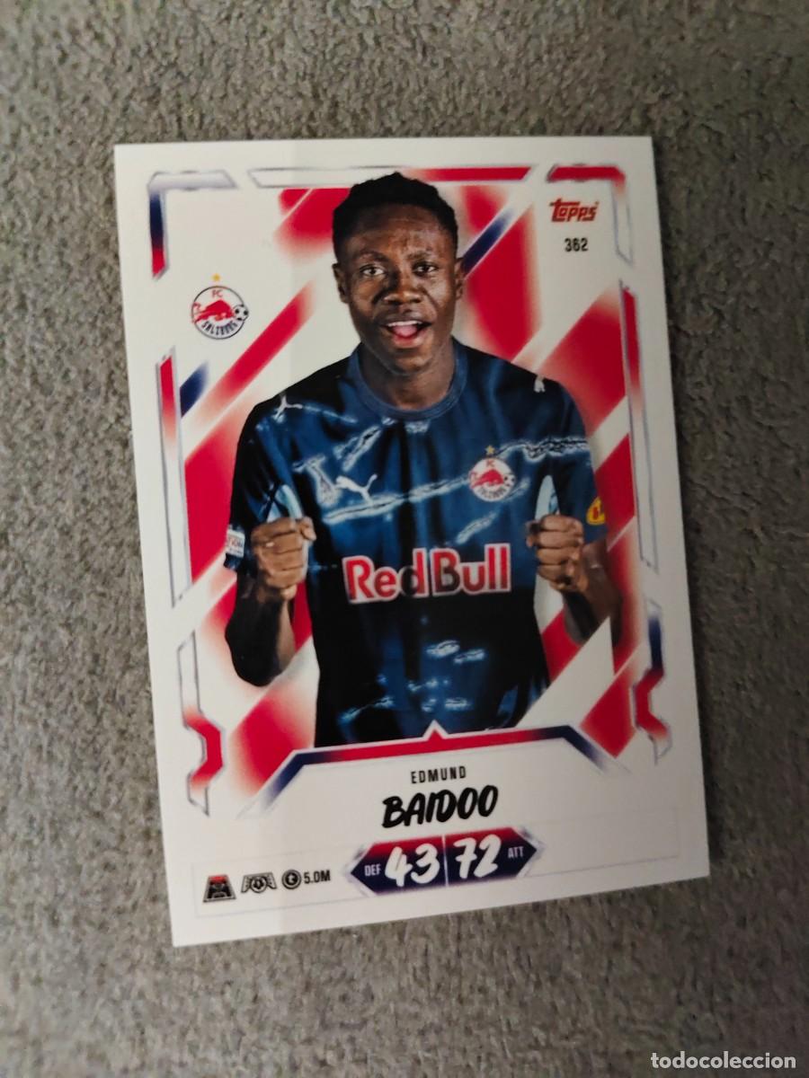 Cromos de f&uacute;tbol: 362 MATCH ATTAX 26/27 EDMUND BAIDOO FC SALZBURG BASE CARD 2026 2027 TOPPS UCC AAU