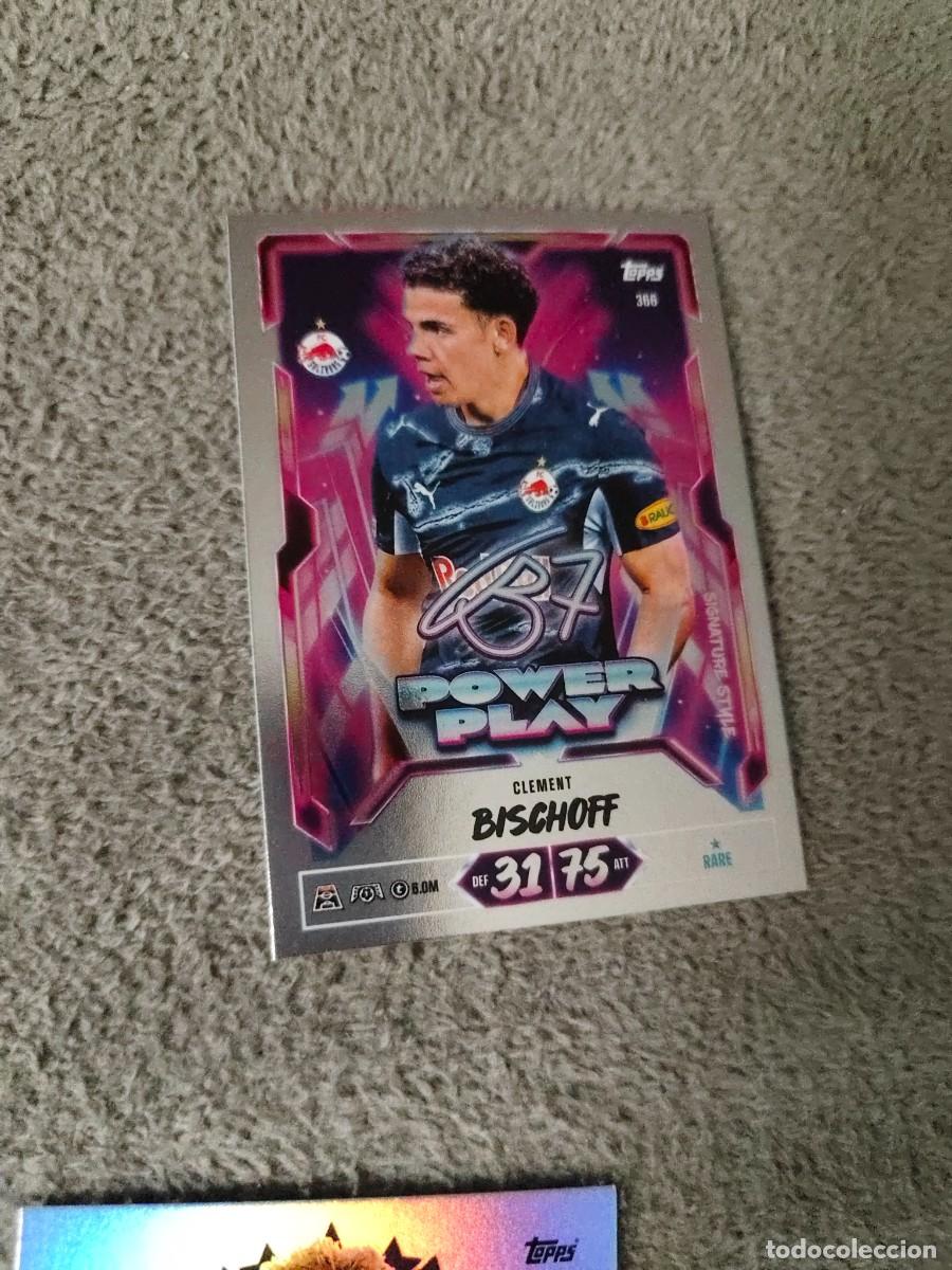 Cromos de f&uacute;tbol: 366 MATCH ATTAX 26/27 CLEMENT BISCHOFF SALZBURG POWER PLAY SIGNATURE STYLE 2026 2027 TOPPS UCC AAU