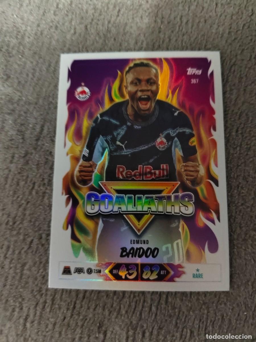 Cromos de f&uacute;tbol: 367 MATCH ATTAX 26/27 EDMUND BAIDOO FC SALZBURG GOALIATHS 2026 2027 TOPPS UCC AAU