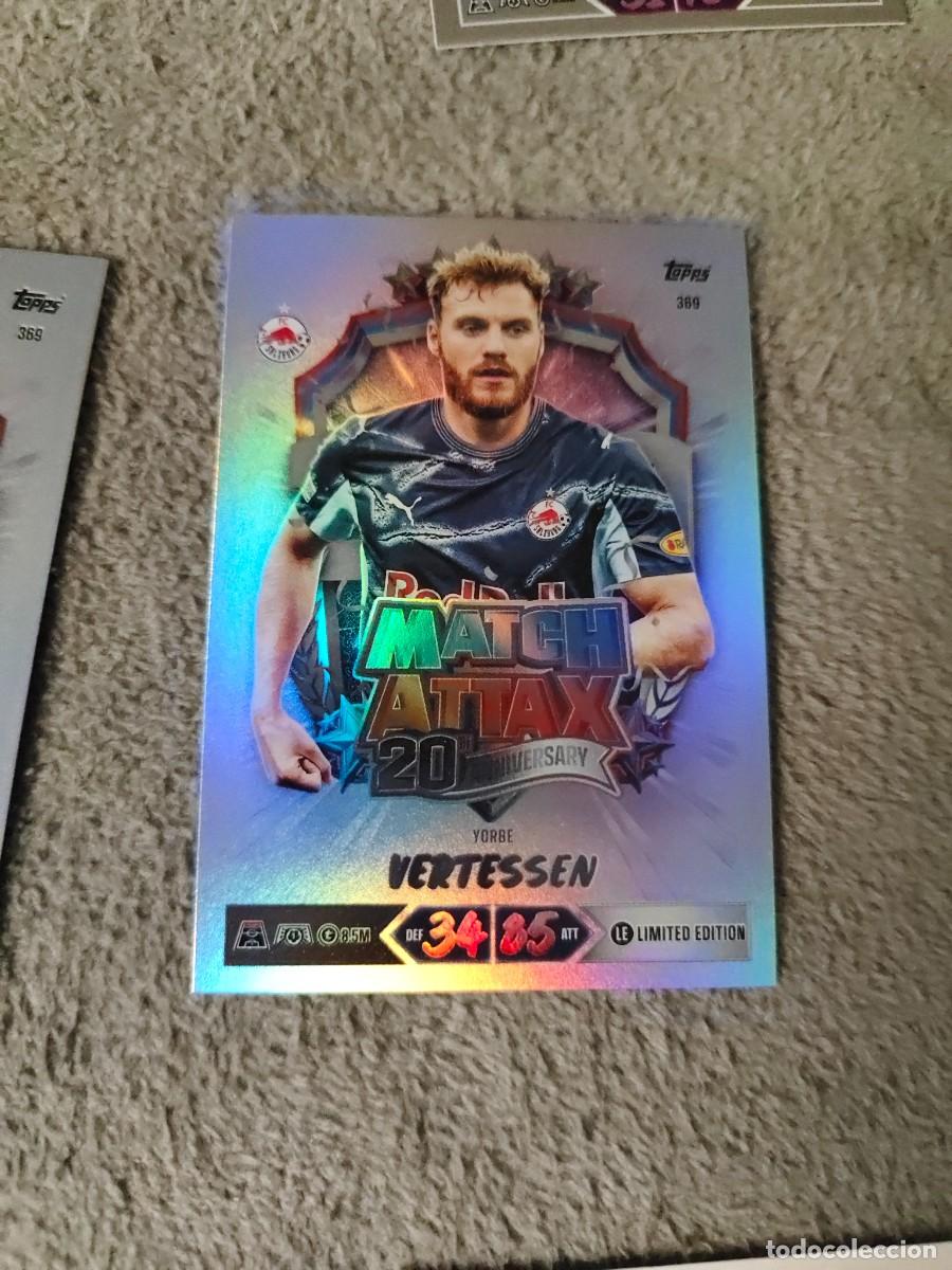 Cromos de f&uacute;tbol: 369 MATCH ATTAX 26/27 VERTESSEN FC SALZBURG LIMITED EDITION 20 ANNIVERSARY 2026 2027 TOPPS UCC AAU
