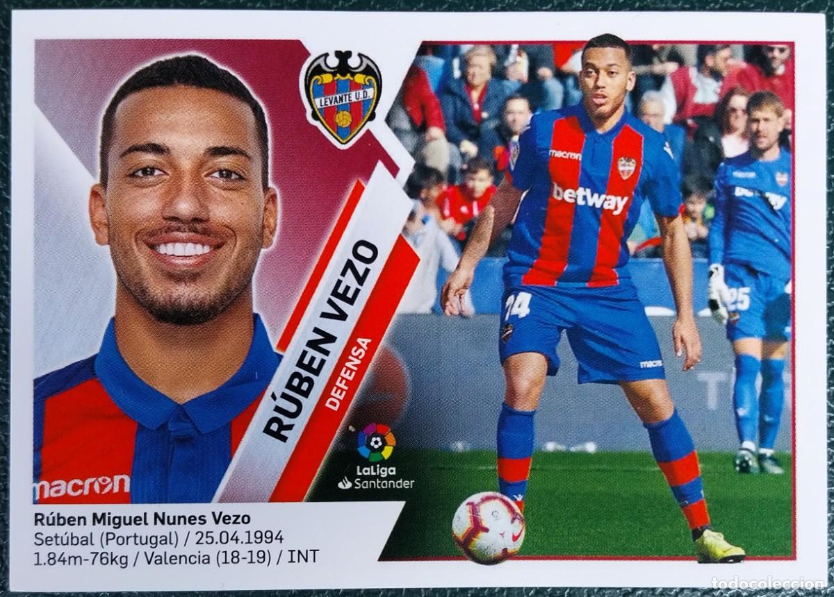 Cromos de f&uacute;tbol: 4A / 4 A RUBEN VEZO LEVANTE UD CROMOS ALBUM EDICIONES ESTE 2019 2020 19 20