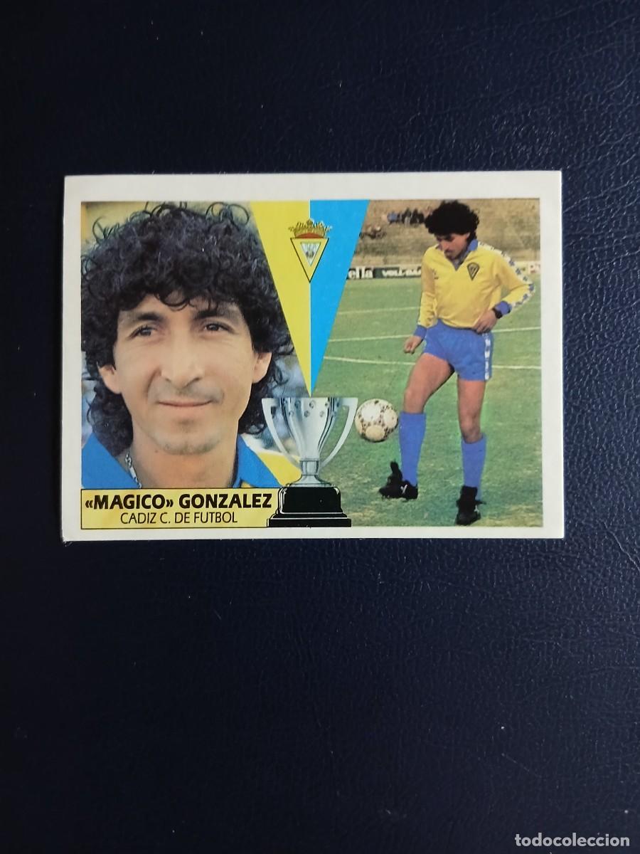Cromos de Futebol: Magico Gonzalez - Cadiz - Liga 87 88 - Ediciones Este - Sin pegar - 1987 1988