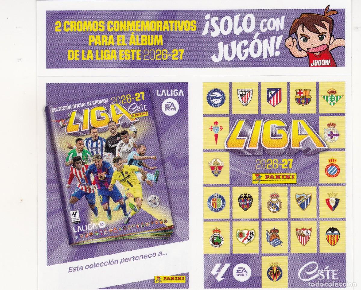 Fu&szlig;ball-Sticker: ESTE 2026 2027 - 2 CROMOS CONMEMORATIVOS (NUEVOS)