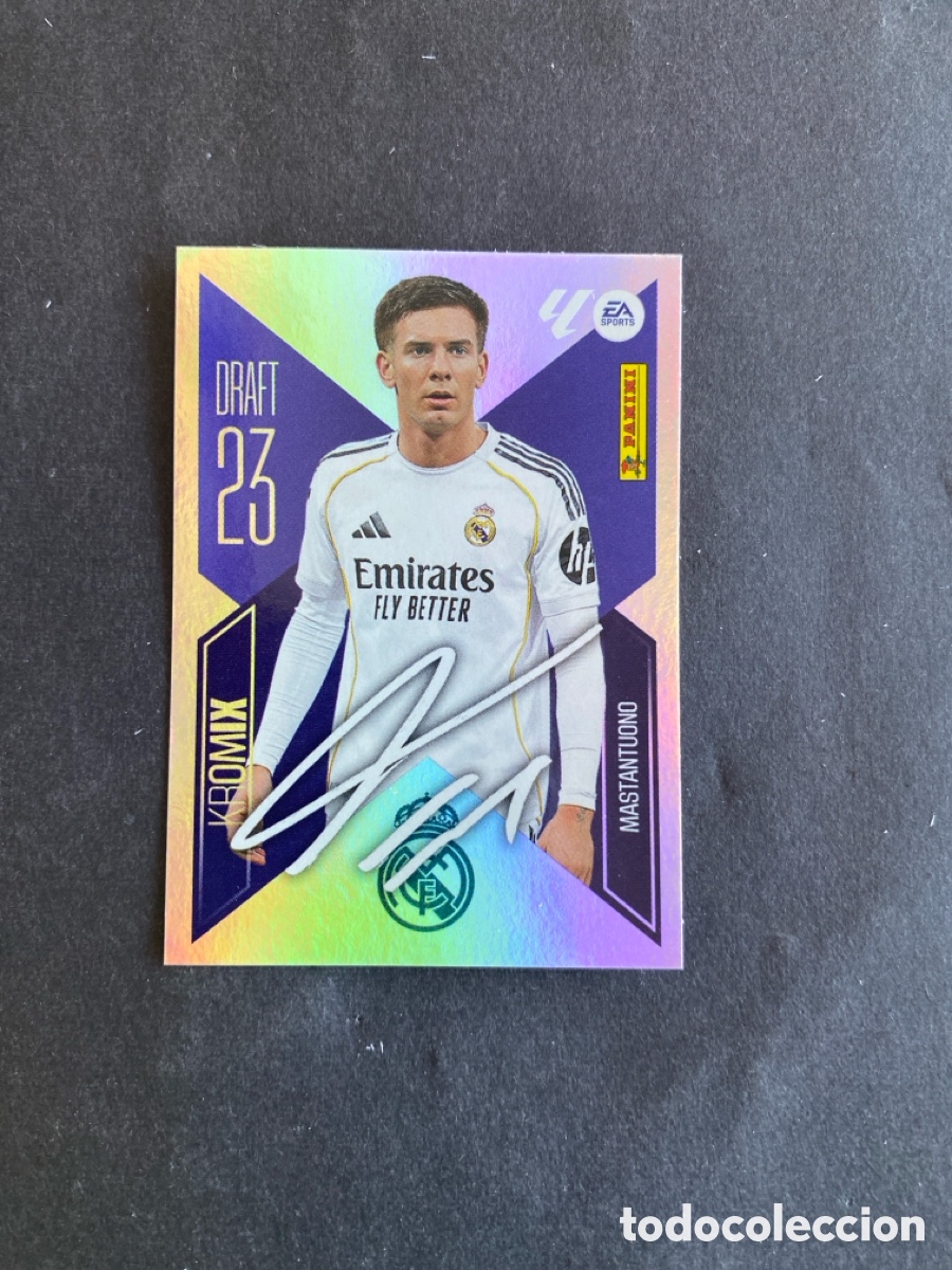 Cartes &agrave; collectionner de Football: Cromo liga 26/27 R Madrid draft 23 N* 16