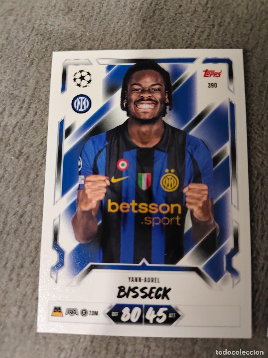 Cromos de f&uacute;tbol: 390 MATCH ATTAX 26/27 YANN-AUREL BISSECK FC INTERNAZIONALE MILANO BASE CARD 2026 2027 TOPPS UCC AAU