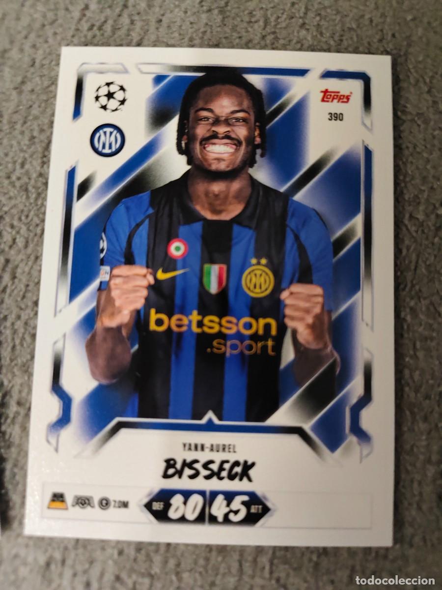 Cromos de f&uacute;tbol: 390 MATCH ATTAX 26/27 YANN-AUREL BISSECK FC INTERNAZIONALE MILANO BASE CARD 2026 2027 TOPPS UCC AAU