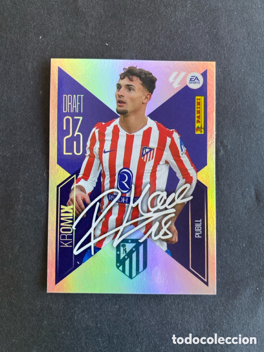 Cromos de f&uacute;tbol: Cromo liga 26/27 Atl&eacute;tico Madrid draft 23 N* 19