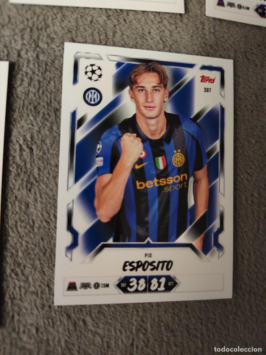 Cromos de f&uacute;tbol: 397 MATCH ATTAX 26/27 PIO ESPOSITO FC INTERNAZIONALE MILANO BASE CARD 2026 2027 TOPPS UCC AAU