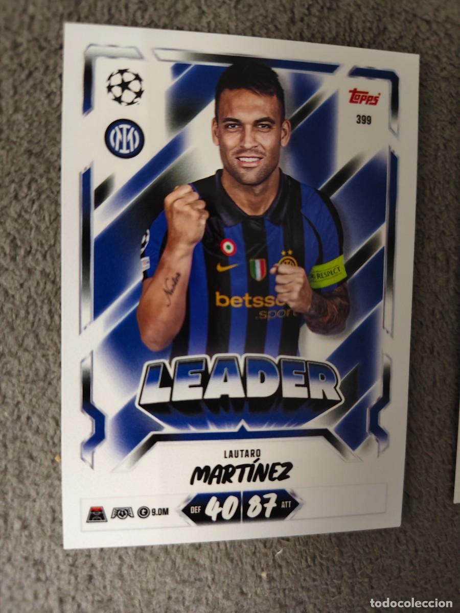 Cromos de f&uacute;tbol: 399 MATCH ATTAX 26/27 LAUTARO MART&Iacute;NEZ FC INTERNAZIONALE MILANO LEADER 2026 2027 TOPPS UCC AAU