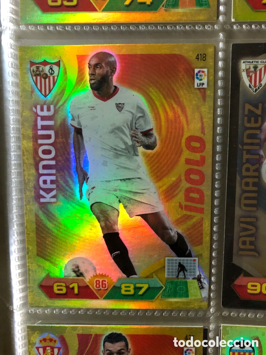Cromos de f&uacute;tbol: 418 IDOLO KANOUTE SEVILLA PANINI ADRENALYN XL 2011 2012 LIGA 11 12 CROMO FUTBOL