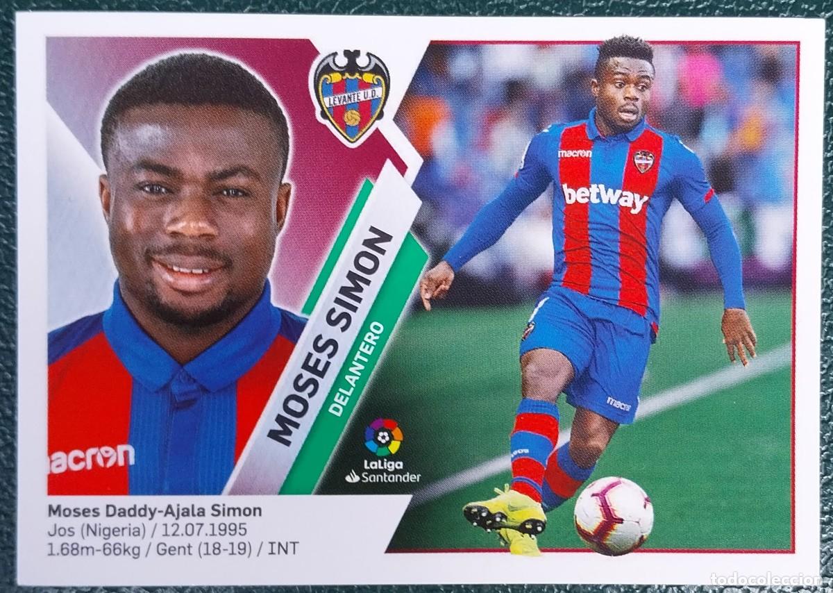 Cromos de f&uacute;tbol: 14B / 14 B MOSES SIMON LEVANTE UD CROMOS ALBUM EDICIONES ESTE 2019 2020 19 20