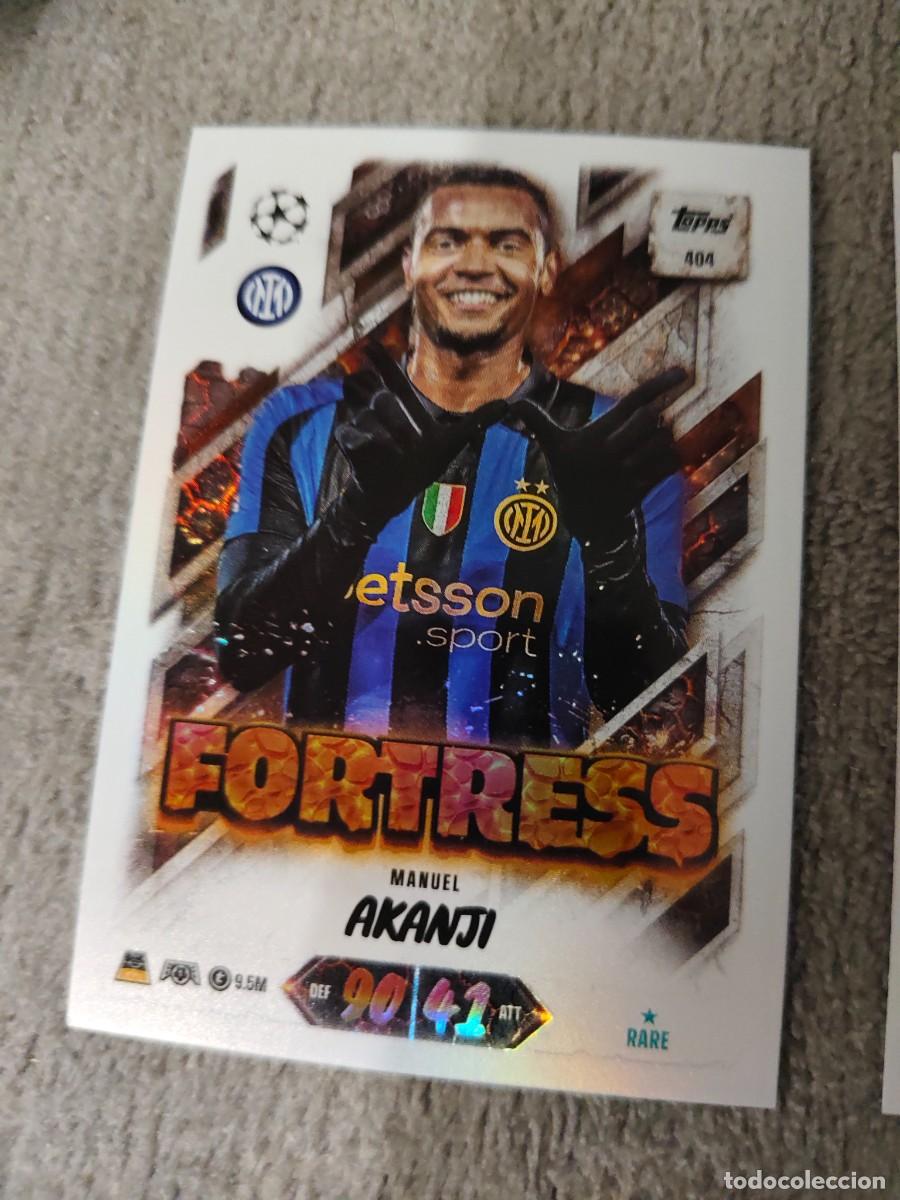 Cromos de f&uacute;tbol: 404 MATCH ATTAX 26/27 MANUEL AKANJI FC INTERNAZIONALE MILANO FORTRESS 2026 2027 TOPPS UCC AAU