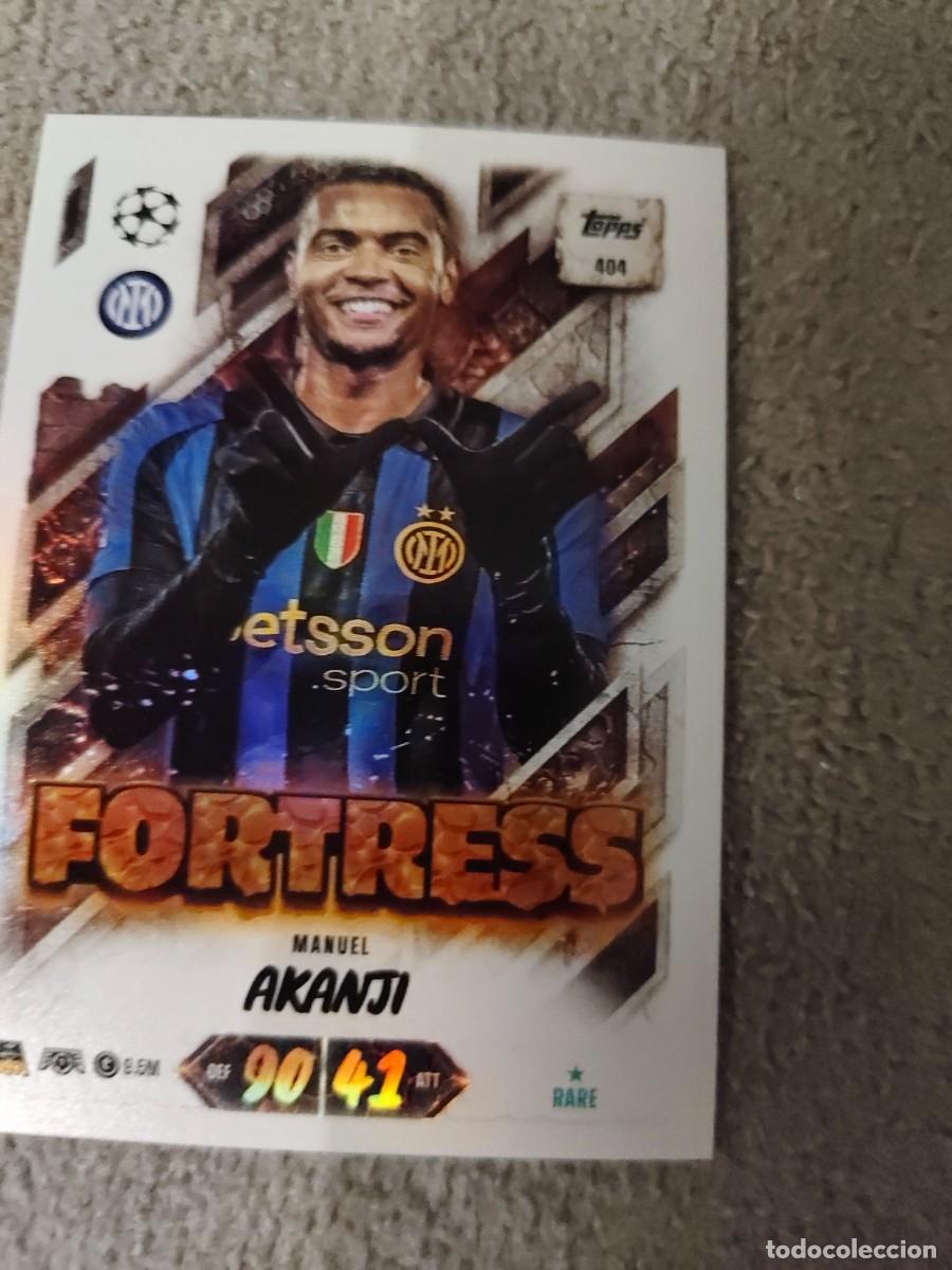 Cromos de f&uacute;tbol: 404 MATCH ATTAX 26/27 MANUEL AKANJI FC INTERNAZIONALE MILANO FORTRESS 2026 2027 TOPPS UCC AAU