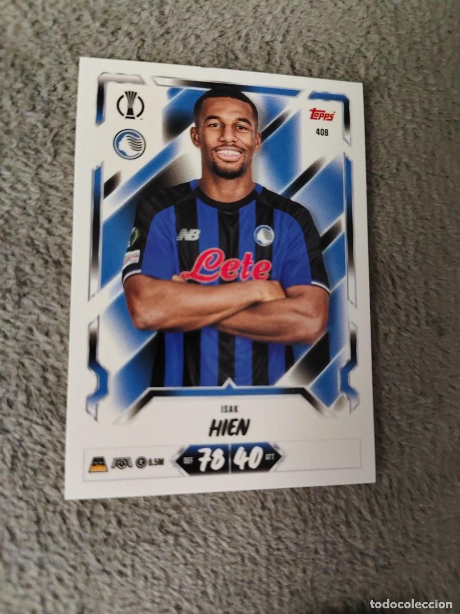 Cromos de f&uacute;tbol: 408 MATCH ATTAX 26/27 ISAK HIEN ATALANTA BC BASE CARD 2026 2027 TOPPS UCC AAU