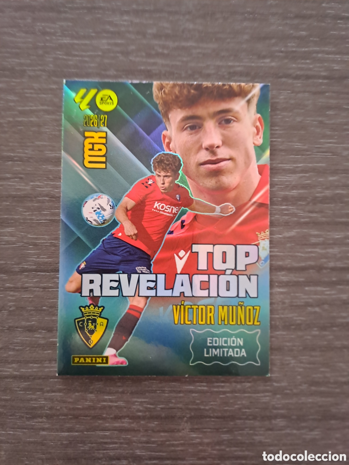 Cromos de f&uacute;tbol: V&Iacute;CTOR MU&Ntilde;OZ TOP REVELACI&Oacute;N ⭐ MEGACRACKS 26/27