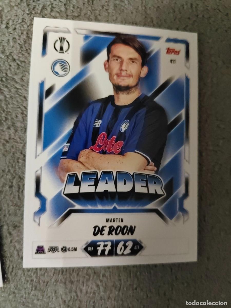 Cromos de f&uacute;tbol: 411 MATCH ATTAX 26/27 MARTEN DE ROON ATALANTA BC LEADER 2026 2027 TOPPS UCC AAU