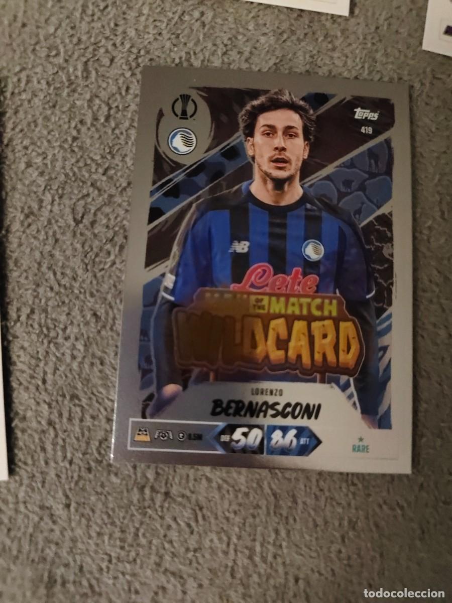 Cromos de f&uacute;tbol: 419 MATCH ATTAX 26/27 LORENZO BERNASCONI ATALANTA BC MAN OF THE WILDCARD 2026 2027 TOPPS UCC AAU
