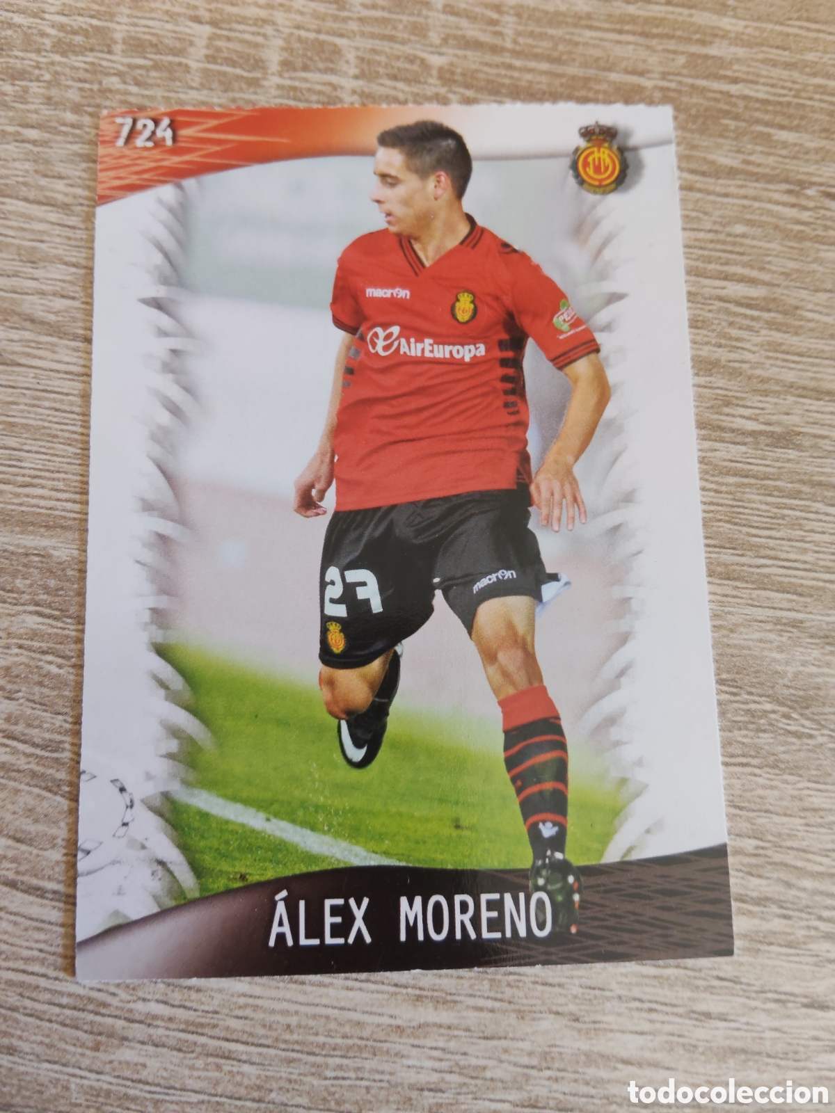 Cromos de Futebol: Mundicromo las fichas de la liga 2014 724 Alex Moreno Mallorca
