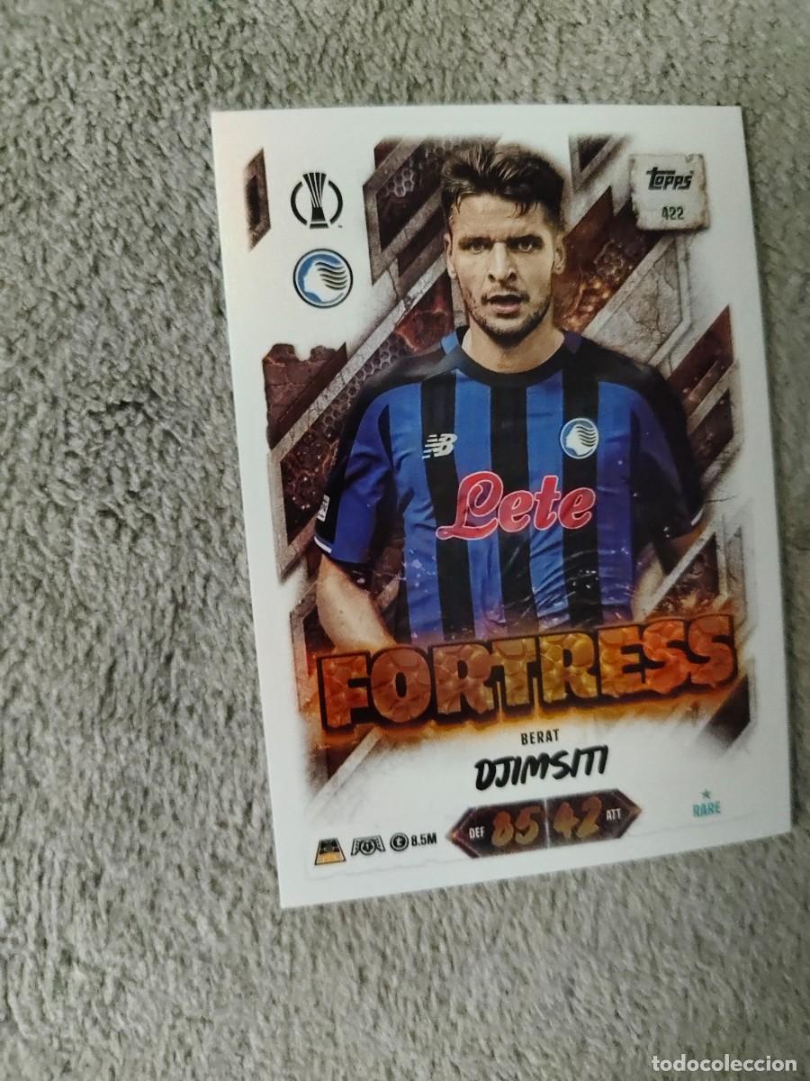 Cromos de f&uacute;tbol: 422 MATCH ATTAX 26/27 BERAT DJIMSITI ATALANTA BC FORTRESS 2026 2027 TOPPS UCC AAU