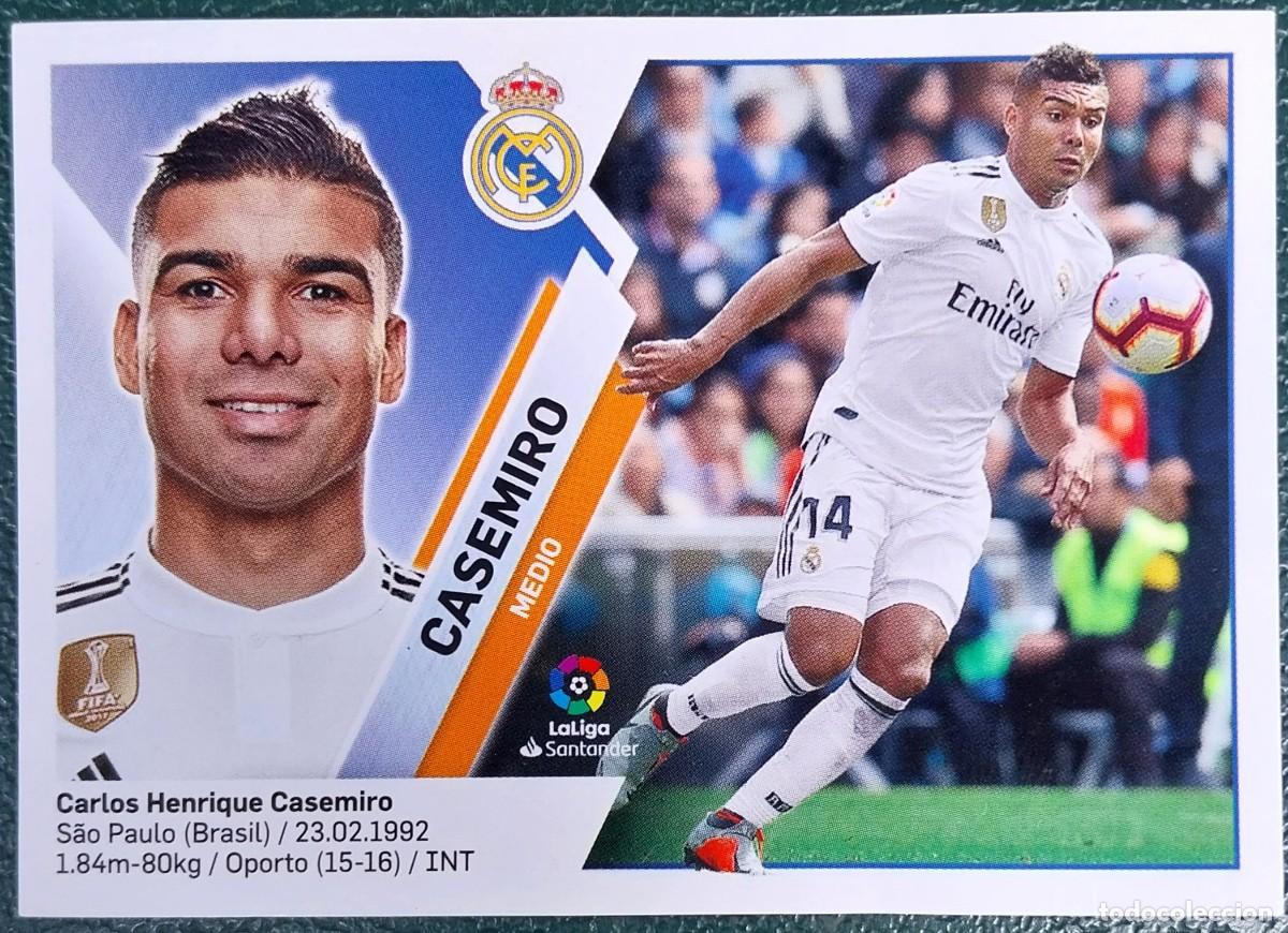 Cromos de f&uacute;tbol: 8 CASEMIRO REAL MADRID CROMOS ALBUM EDICIONES ESTE 2019 2020 19 20