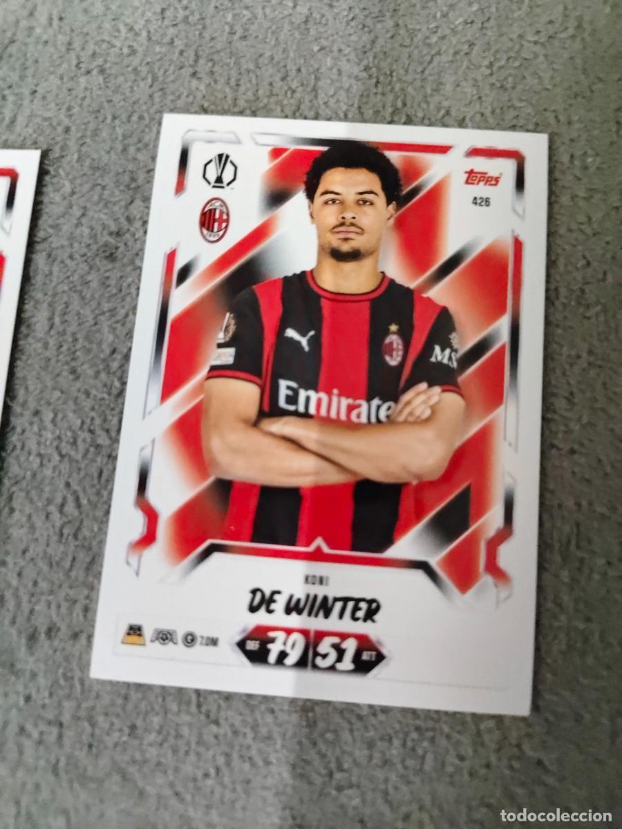 Cromos de f&uacute;tbol: 426 MATCH ATTAX 26/27 KONI DE WINTER AC MILAN BASE CARD 2026 2027 TOPPS UCC AAU