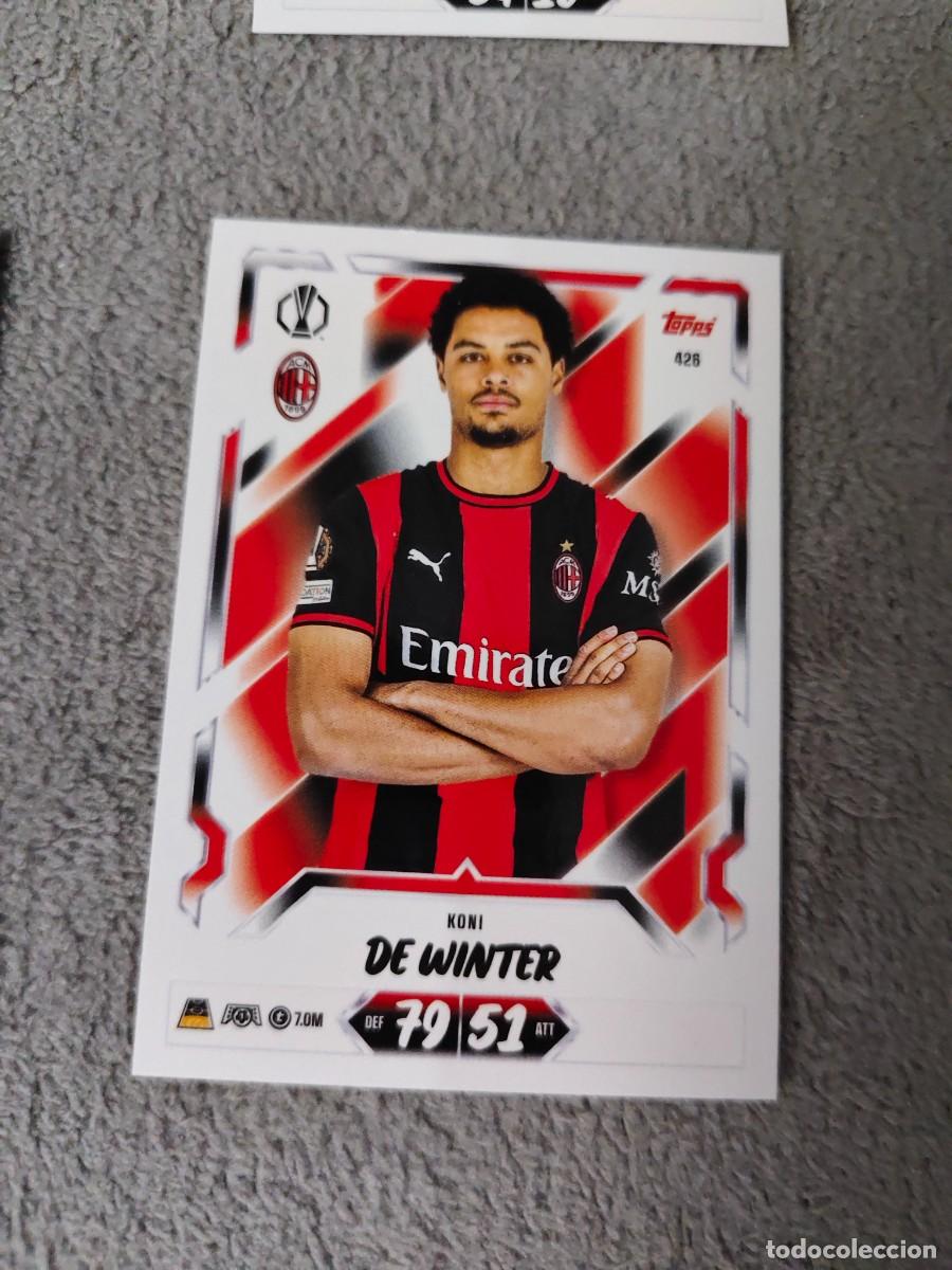 Cromos de f&uacute;tbol: 426 MATCH ATTAX 26/27 KONI DE WINTER AC MILAN BASE CARD 2026 2027 TOPPS UCC AAU