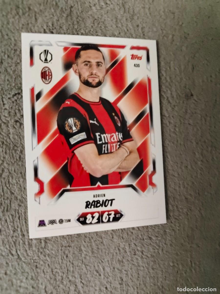 Cromos de f&uacute;tbol: 430 MATCH ATTAX 26/27 ADRIEN RABIOT AC MILAN BASE CARD 2026 2027 TOPPS UCC AAU