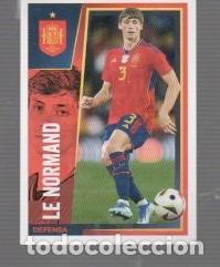 Cromos de f&uacute;tbol: CRONO VAMOS SELECCI&Oacute;N ESPA&Ntilde;OLA LE NORMANDO N&ordm; 12 EDITO CARREFOUR Y PANINI SIN PEGAR