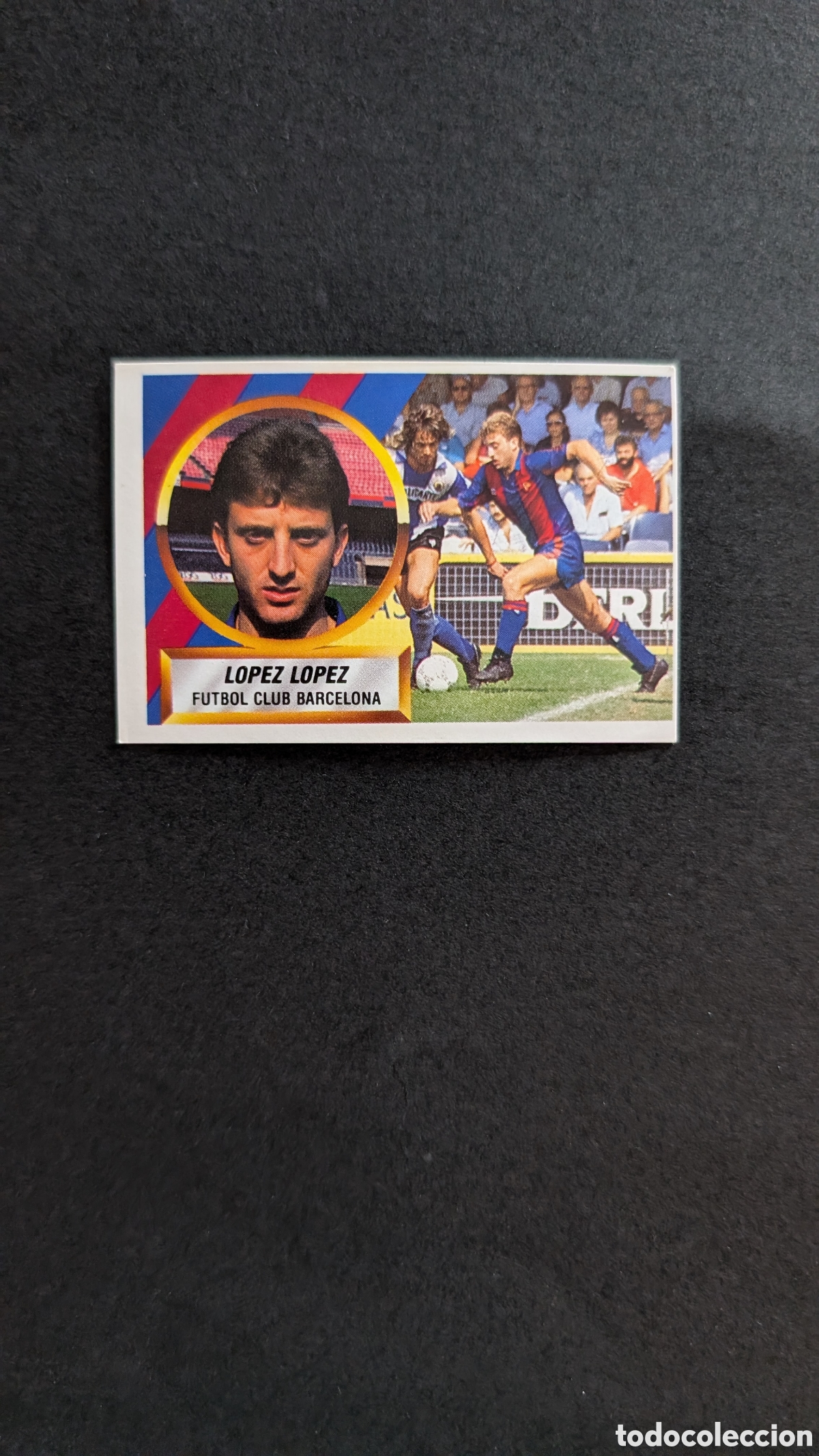 Football Stickers: L1 LOPEZ LOPEZ BAJA BARCELONA LIGA ESTE 1988/89 88 89 NUNCA PEGADO SIN PEGAR