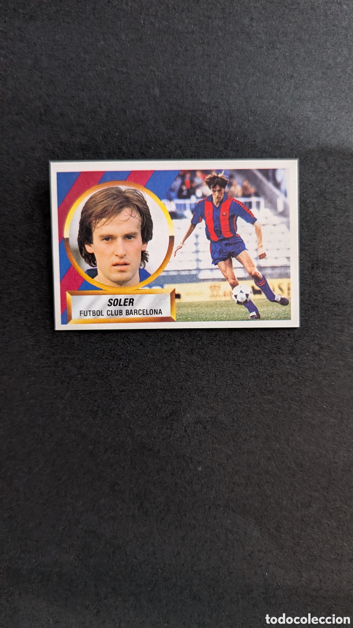 Fu&szlig;ball-Sticker: L1 SOLER BARCELONA LIGA ESTE 1988/89 88 89 NUNCA PEGADO SIN PEGAR
