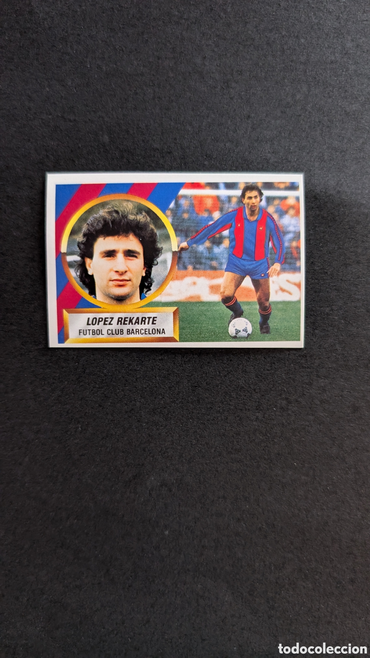 Football Stickers: L1 LOPEZ REKARTE VERSION BARCELONA LIGA ESTE 1988/89 88 89 NUNCA PEGADO SIN PEGAR