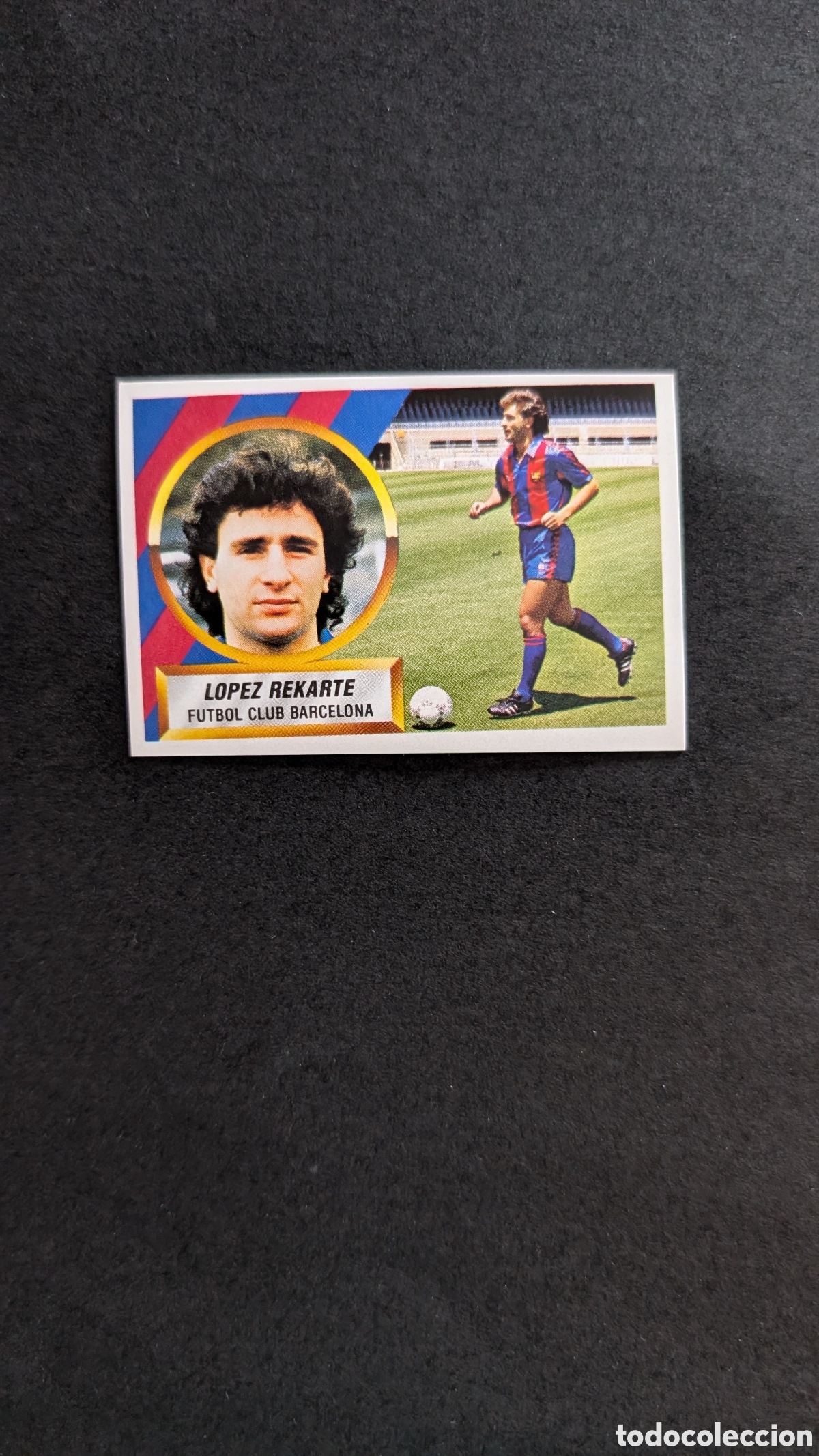 Football Stickers: L1 LOPEZ REKARTE VERSION BARCELONA LIGA ESTE 1988/89 88 89 NUNCA PEGADO SIN PEGAR