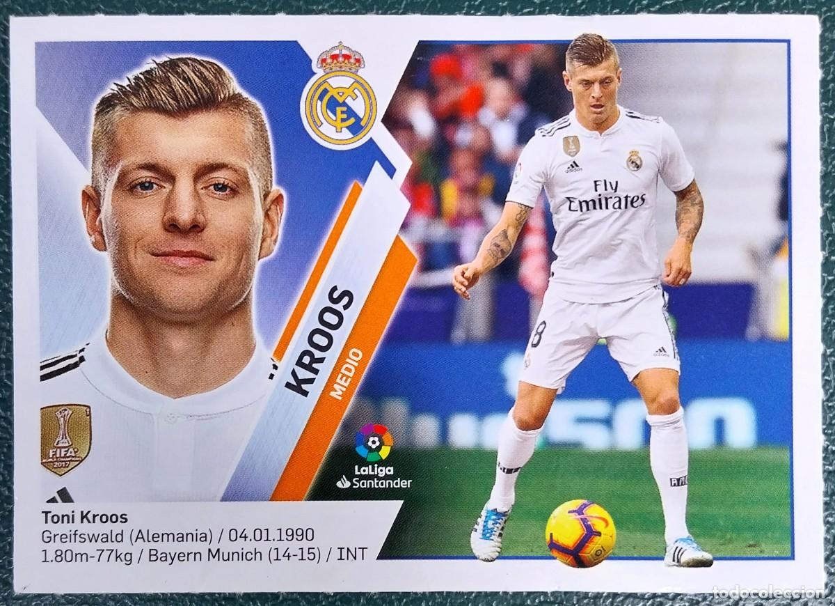 Cromos de f&uacute;tbol: 9 KROOS REAL MADRID DENTADO CROMOS ALBUM EDICIONES ESTE 2019 2020 19 20
