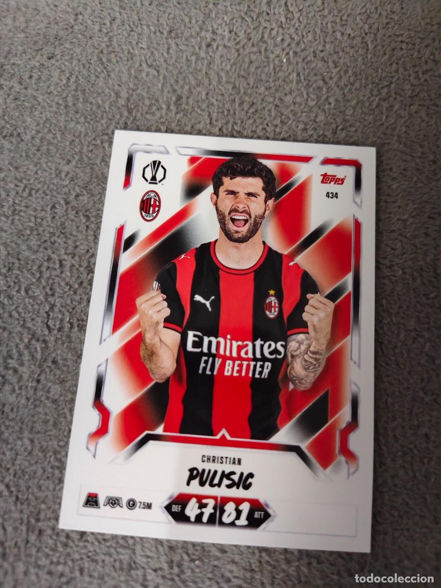 Cromos de f&uacute;tbol: 434 MATCH ATTAX 26/27 CHRISTIAN PULISIC AC MILAN BASE CARD 2026 2027 TOPPS UCC AAU