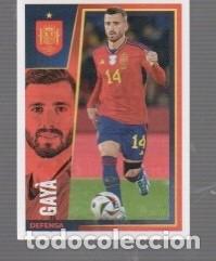 Cromos de f&uacute;tbol: CRONO VAMOS SELECCI&Oacute;N ESPA&Ntilde;OLA GAY&Aacute; N&ordm; 16 EDITO CARREFOUR Y PANINI SIN PEGAR