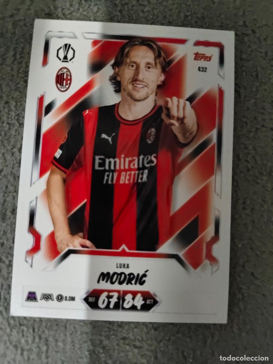 Cromos de f&uacute;tbol: 432 MATCH ATTAX 26/27 LUKA MODRIĆ AC MILAN BASE CARD 2026 2027 TOPPS UCC AAU