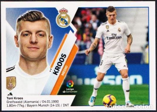 Cromos de f&uacute;tbol: 9 KROOS REAL MADRID CROMOS ALBUM EDICIONES ESTE 2019 2020 19 20