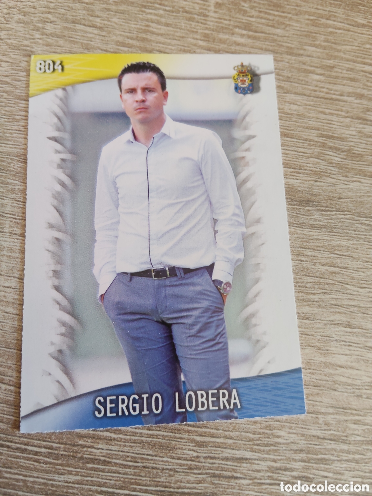 Cromos de f&uacute;tbol: Mundicromo las fichas de la liga 2014 804 Sergio Lobera Las Palmas
