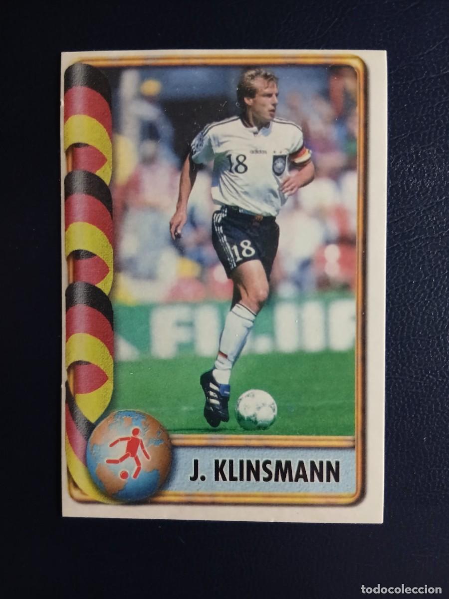 Cromos de f&uacute;tbol: 25 Jurgen Klinsmann - Alemania - Mundial 1998 - Ediciones Estadio - Sin pegar - World Cup 98