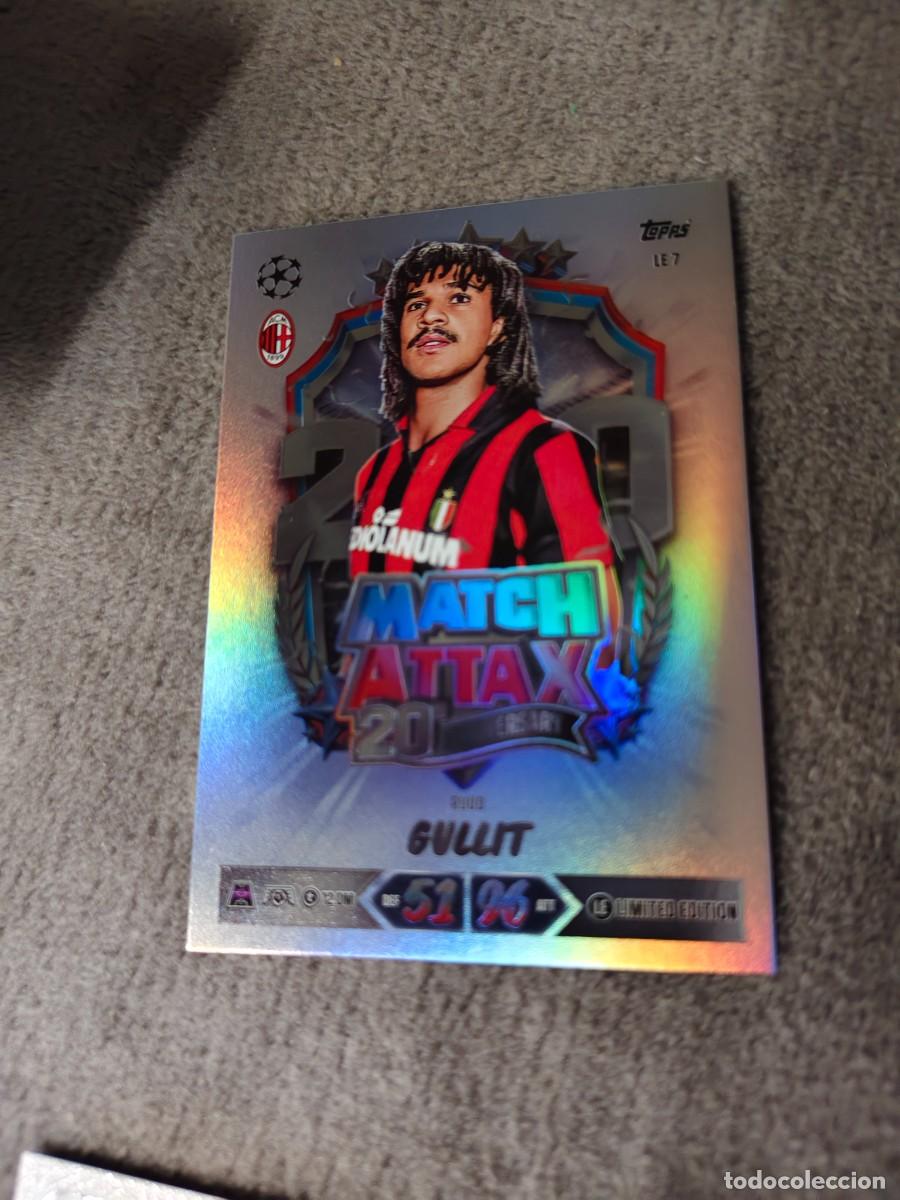 Cromos de f&uacute;tbol: LE7 MATCH ATTAX 26/27 RUUD GULLIT AC MILAN LIMITED EDITION LEGEND 2026 2027 TOPPS UCC AAU