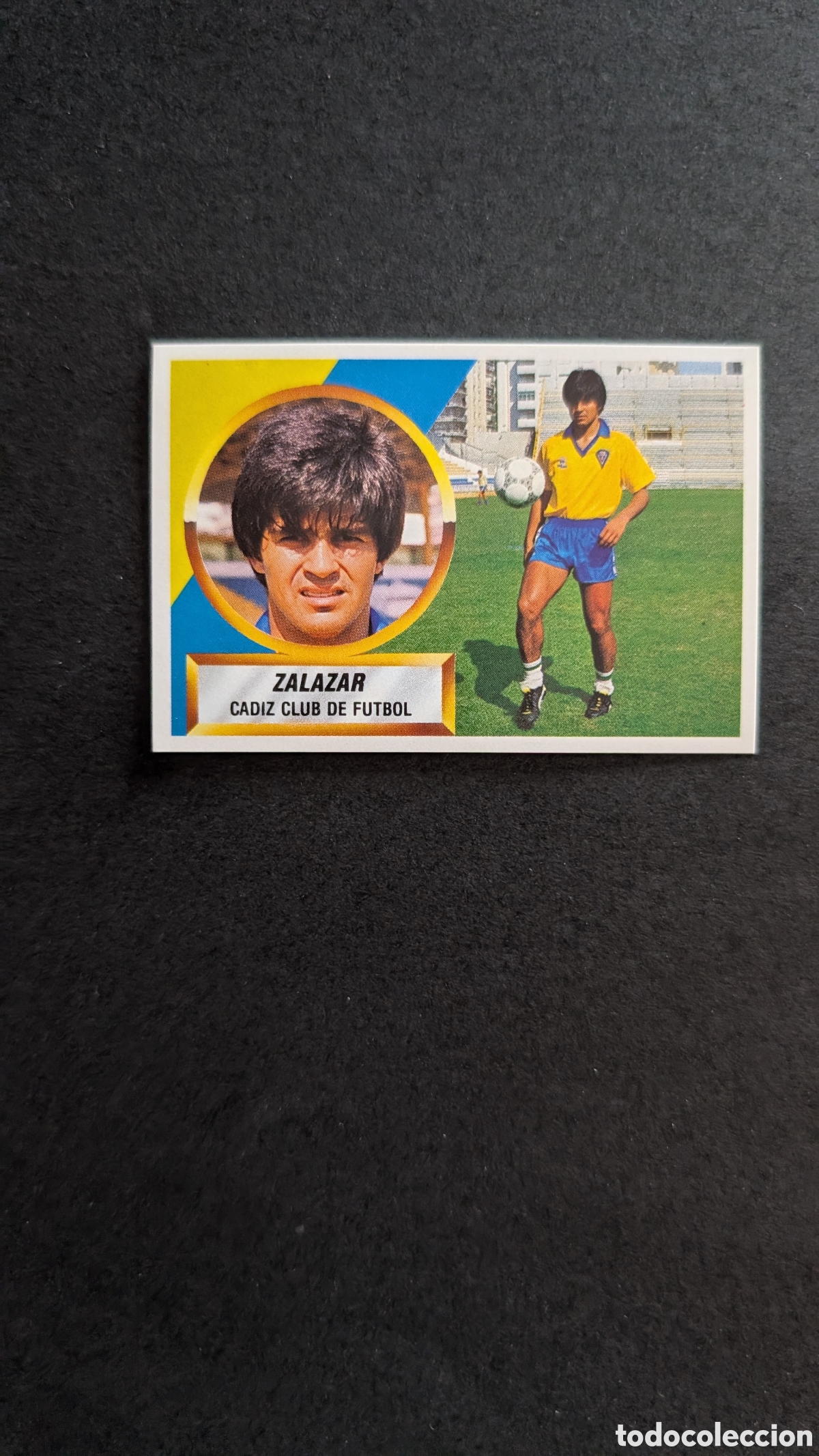Cromos de f&uacute;tbol: L1 ZALAZAR BAJA CADIZ LIGA ESTE 1988/89 88 89 NUNCA PEGADO SIN PEGAR