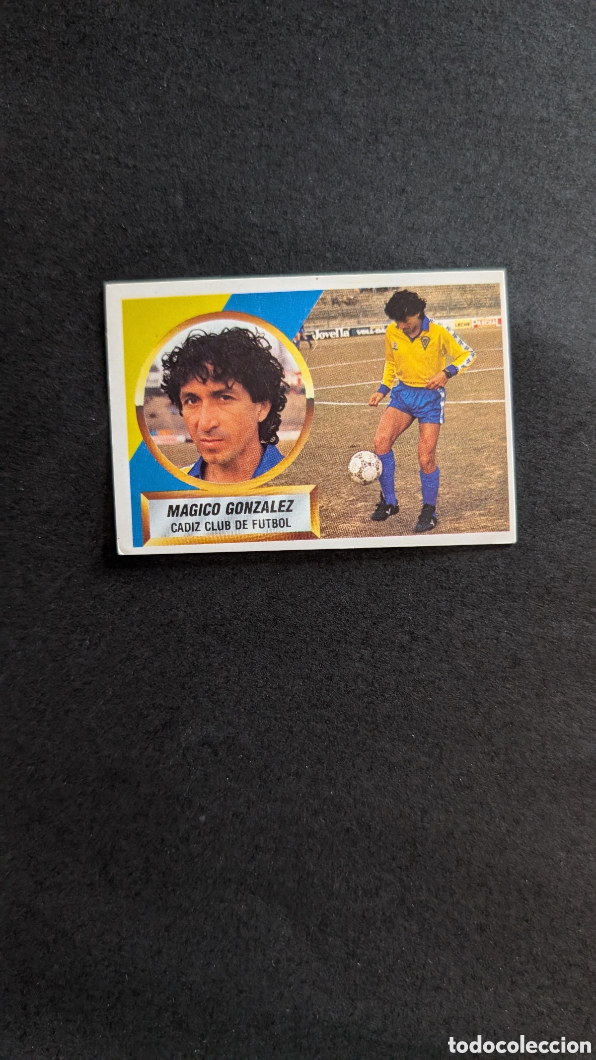Cromos de f&uacute;tbol: L1 MAGICO GONZALEZ CADIZ LIGA ESTE 1988/89 88 89 NUNCA PEGADO SIN PEGAR