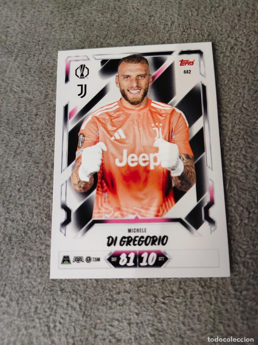 Cromos de f&uacute;tbol: 442 MATCH ATTAX 26/27 MICHELE DI GREGORIO JUVENTUS BASE CARD 2026 2027 TOPPS UCC AAU