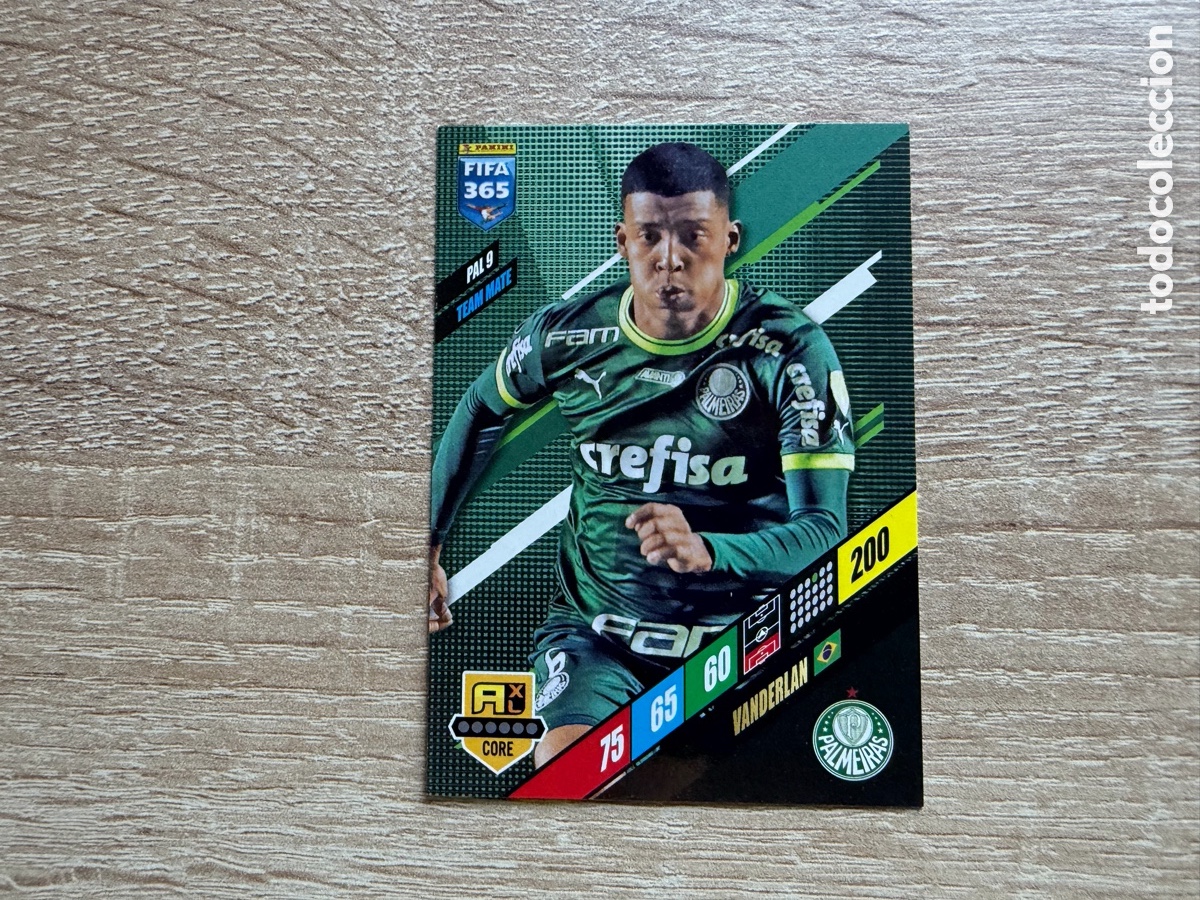 Cromos de f&uacute;tbol: 200 VANDERLAN TEAM MATE PAL9 PALMEIRAS PANINI FIFA 365 2024 ADRENALYN XL