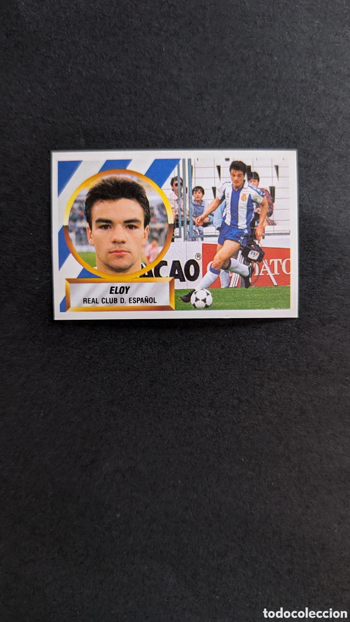 Cromos de f&uacute;tbol: L1 ELOY ESPA&Ntilde;OL VERSION 3 TRASERA LIGA ESTE 1988/89 88 89 NUNCA PEGADO SIN PEGAR