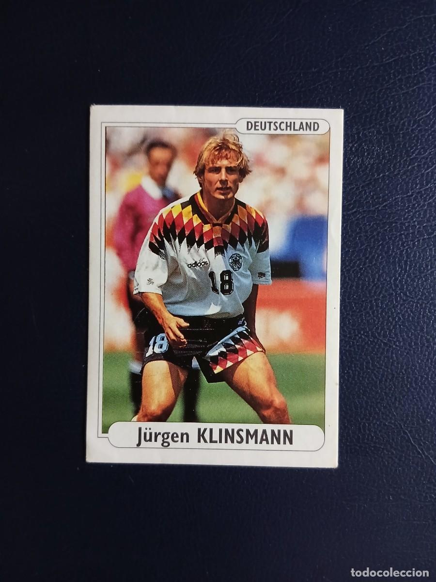 Figurine di Calcio: 176 Jurgen Klinsmann - Alemania - Eurofoot 96 DS - Sin pegar - Euro 1996