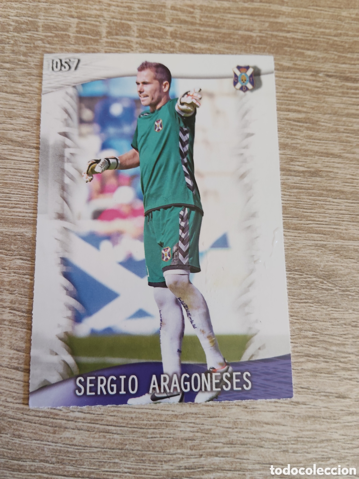 Cromos de f&uacute;tbol: Mundicromo las fichas de la liga 2014 1057 Sergio Aragoneses Tenerife