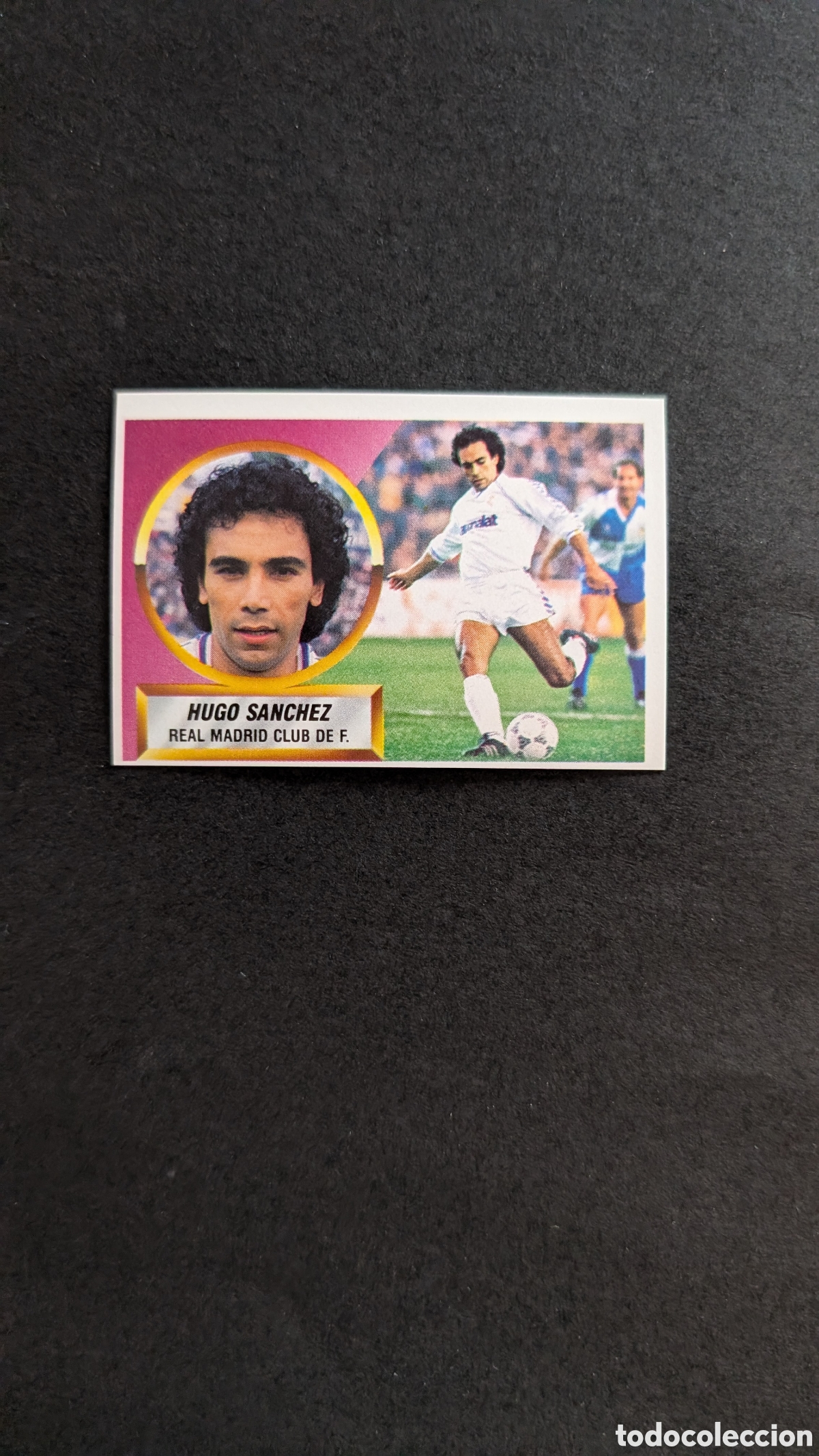 Cromos de f&uacute;tbol: L1 HUGO SANCHEZ REAL MADRID LIGA ESTE 1988/89 88 89 NUNCA PEGADO SIN PEGAR