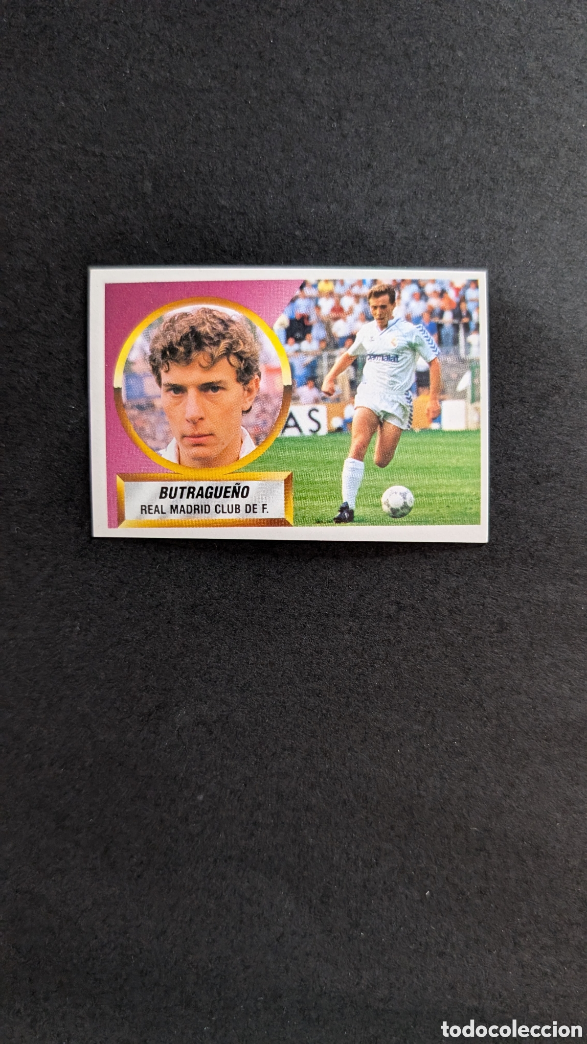 Cromos de f&uacute;tbol: L1 BUTRAGUE&Ntilde;O REAL MADRID LIGA ESTE 1988/89 88 89 NUNCA PEGADO SIN PEGAR