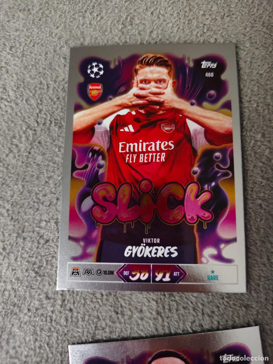 Cromos de f&uacute;tbol: 460 MATCH ATTAX 26/27 VIKTOR GY&Ouml;KERES ARSENAL SLICK 2026 2027 TOPPS UCC AAU